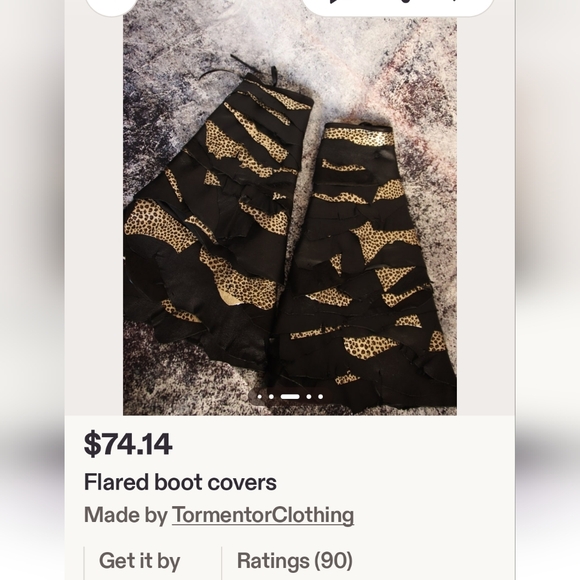 Chains & Cross BOOT COVERS - Picture 9 of 9